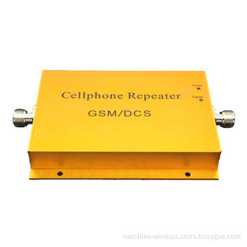 GSM DCS 900 1800MHZ Dual Band Cellphone Signal Repeater Amplifier Booster with 800 sq.m Coverage